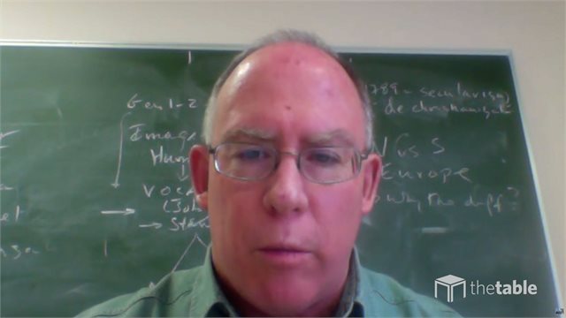 Guest speaker recording The Table podcast