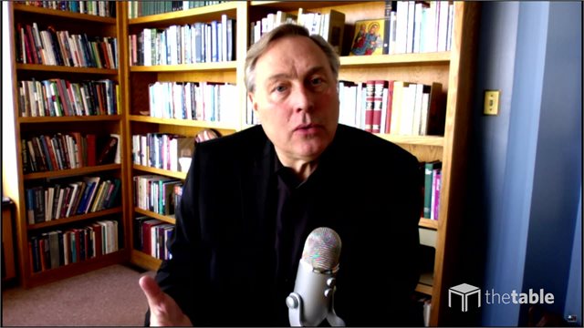 Guest speaker recording The Table podcast