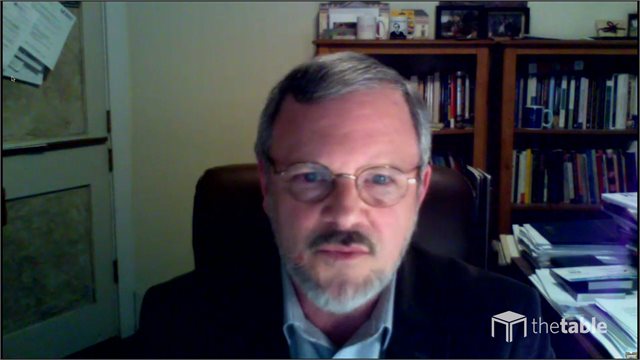 Guest speaker recording The Table podcast